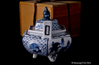 Mid 20th Century Signed Kutani Incense Burner
