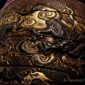 Antique Lacquer Dragon And Tiger Inro