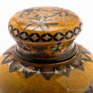 Late 19th Century Japanese Cloissone Tea Caddy