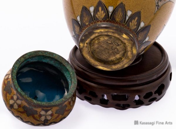 Late 19th Century Japanese Cloissone Tea Caddy
