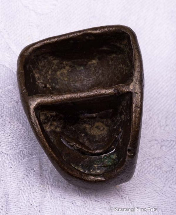 Antique Bronze Oni Netsuke