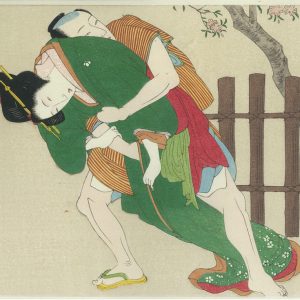 Erotic Japanese Woodblock Print 1