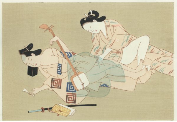 Erotic Japanese Woodblock Print 3