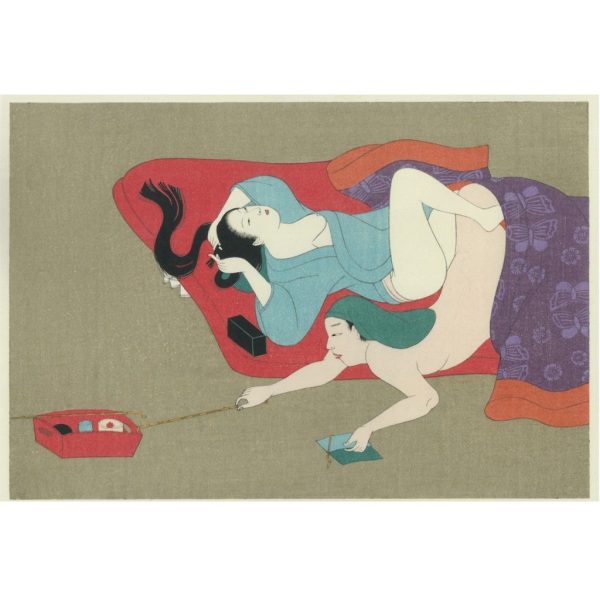 Erotic Japanese Woodblock Print 4