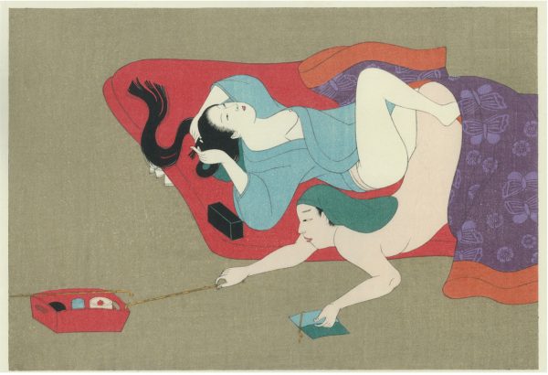 Erotic Japanese Woodblock Print 4