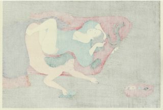Erotic Japanese Woodblock Print 4