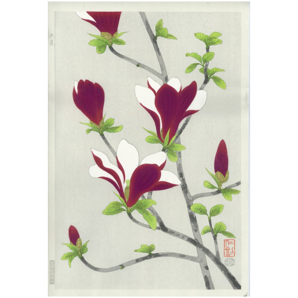 Nisaburo ITO Woodblock Magnolias