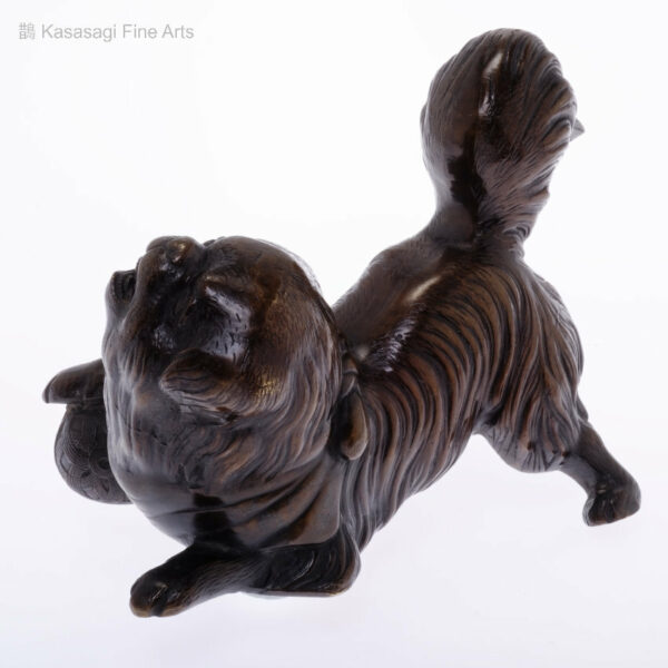 Meiji Era Bronze Japanese Chin Dog