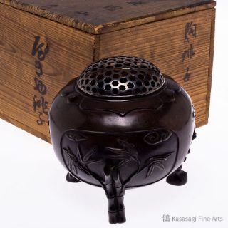Edo Era Bronze And Silver Three Seasons Koro