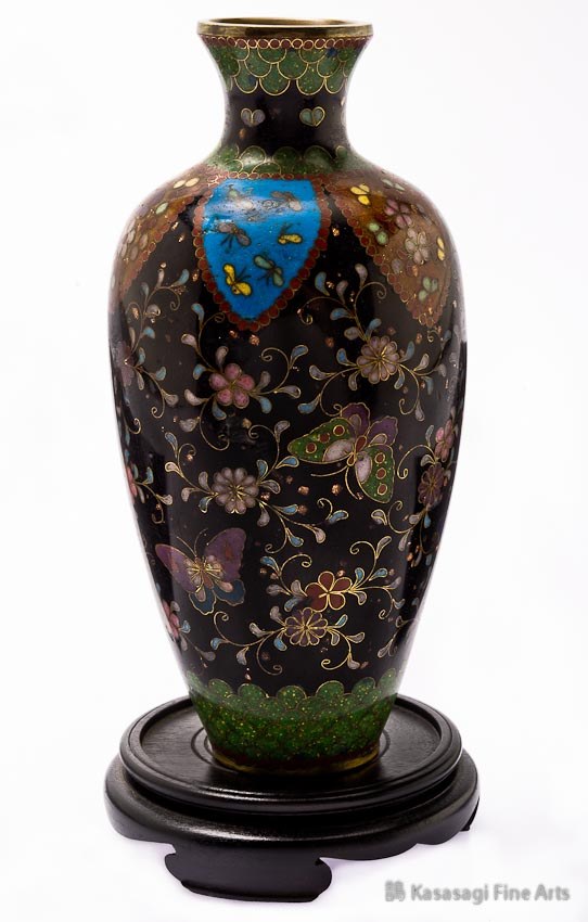 Meiji Era Classic Cloissone Vase