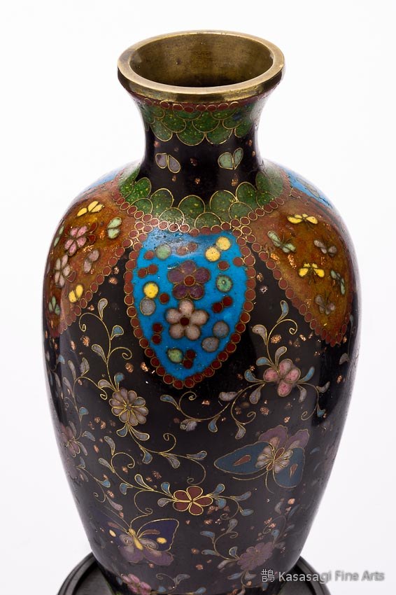 Meiji Era Classic Cloissone Vase