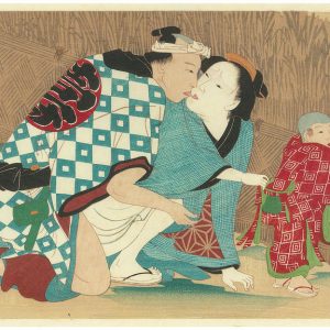Erotic Japanese Woodblock Print 7