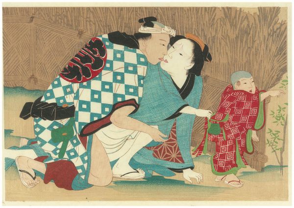 Erotic Japanese Woodblock Print 7