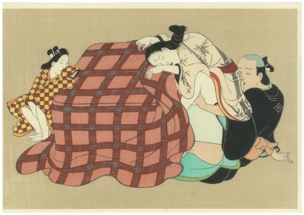 Erotic Japanese Woodblock Print 8
