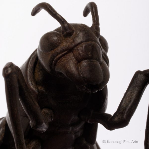 Signed Bronze Articulated Cicada