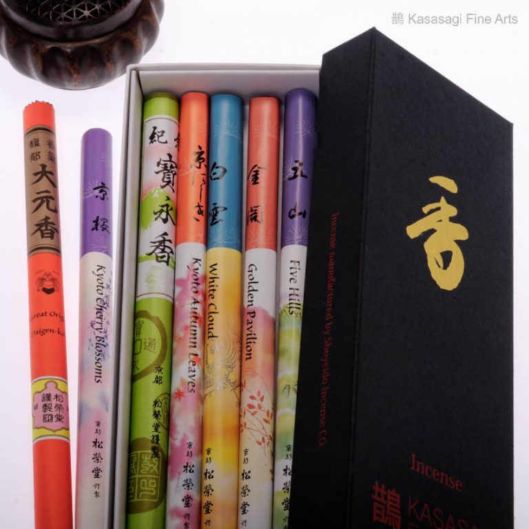 Shoyeido Incense and Incense Burners for sale Kasasagi Fine Arts