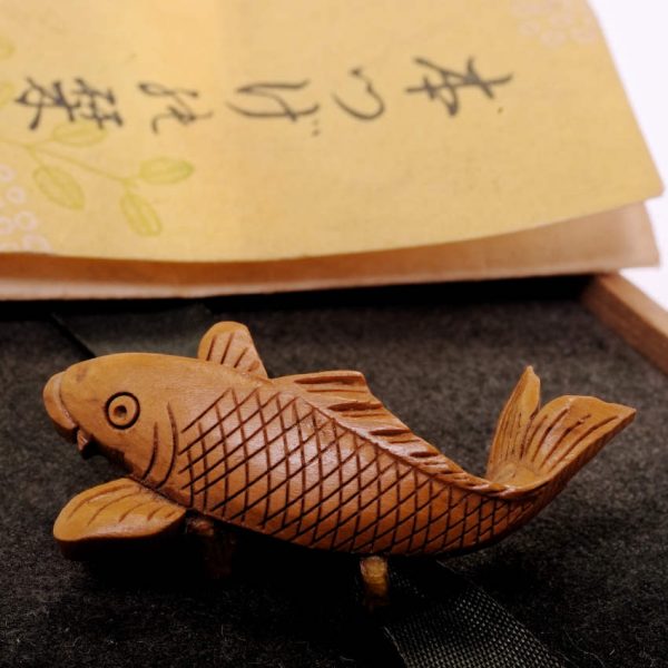 Antique Handcarved Fish Obidome