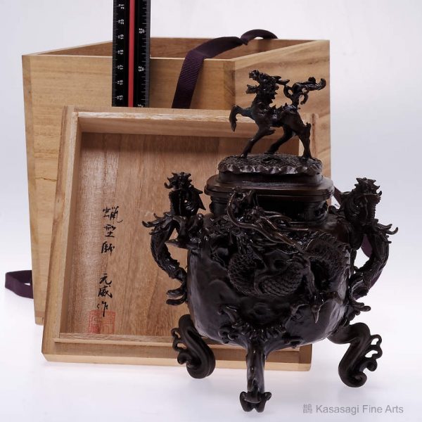 Bronze Dragon Koro With Certificate And Box