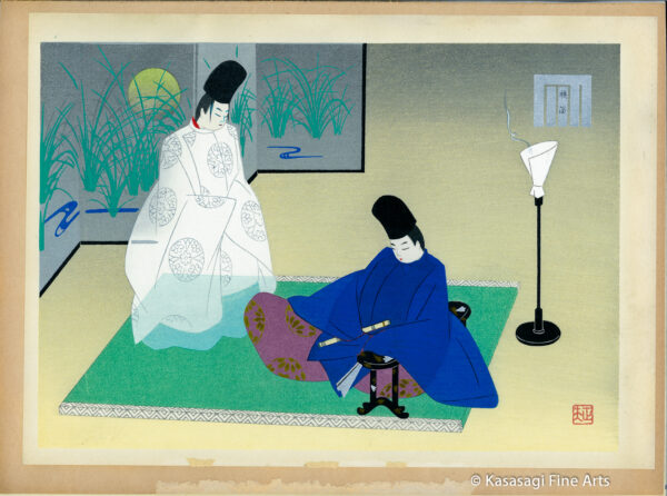 Early Edition Tales of Genji Woodblock Prints