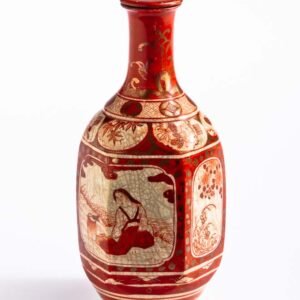 1850s Tokurri Sake Bottle With Stopper