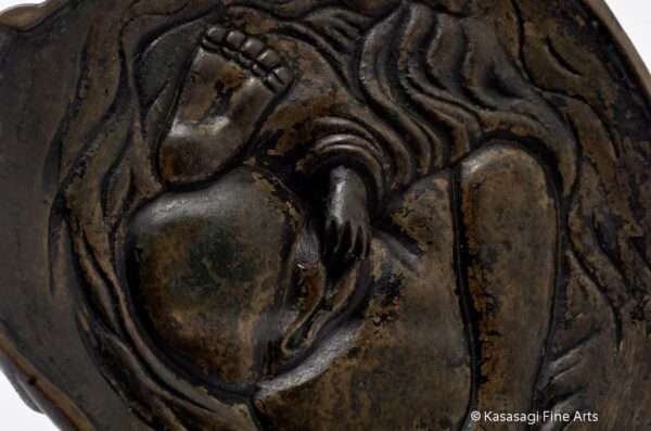 Antique Bronze Erotic Otafuku