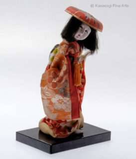 Antique Dancing Geisha Doll