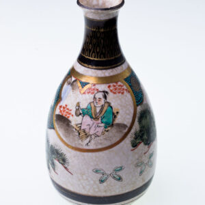 Antique Kutani Sake Bottle 1