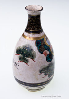 Antique Kutani Sake Bottle 1