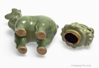 Antique ShiShi Celadon Koro