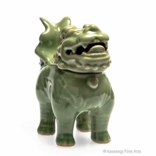Antique ShiShi Celadon Koro