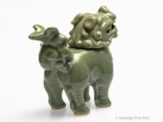Antique ShiShi Celadon Koro