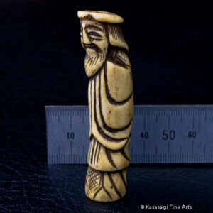 Antique Stag Horn Netsuke European Man