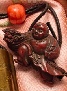 Antique Gold Lacquer Four Part Inro