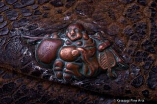Antique Tobacco Pouch With Daikonenten Clasp