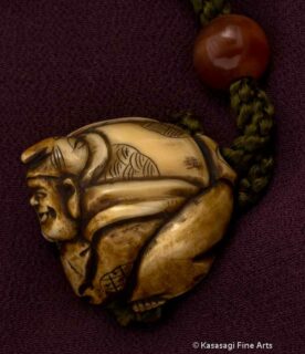 EDO Era Signed Inro And Netsuke By Mei Otoyuki