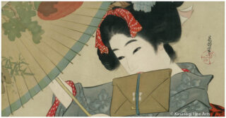 Early 1900s Lithograph by Eiho Hirezaki