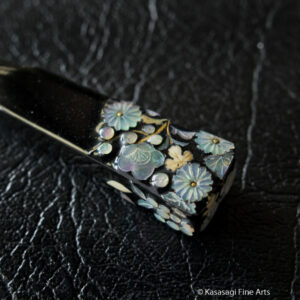 Antique Kanzashi Mother Of Pearl Flowers