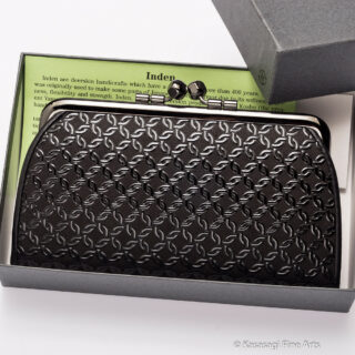 Double Clasp Purses Black Rings