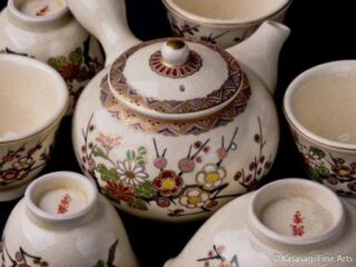 Mid 20th Century Satsuma Tea Set