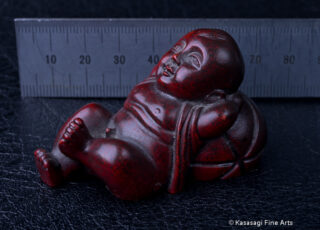 Japanese Okimono Reclining Deity