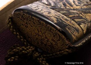 Mount Fuji Four Case Antique Inro