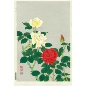 Nisaburo ITO Woodblock Print Roses