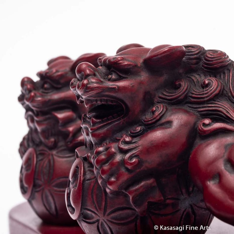 Shi Shi Lions Shrine And Temple Ornament