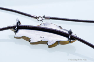 Vintage Agate Fish Pendant and Chain