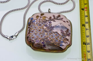 Vintage Satsuma Pendant And Chain