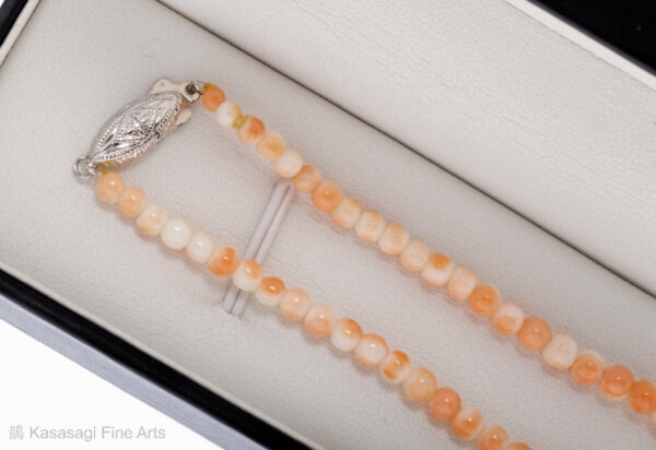 42.5 cm Natural Coral Graduated Chain