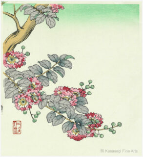 Nisaburo ITO Woodblock Crepe Myrtle