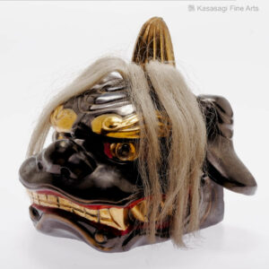 Japanese Bronze Shishi-mai Lion Face