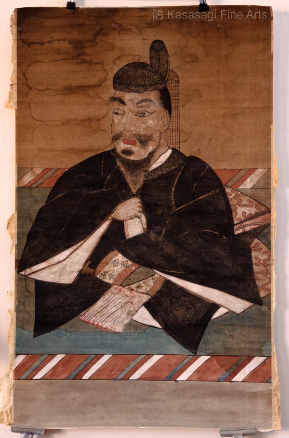 Meiji Era Scroll Painting Sugawara no Michizane