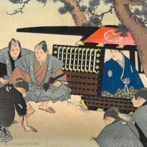 Meiji Era Kuchi-e Woodblock Print 14
